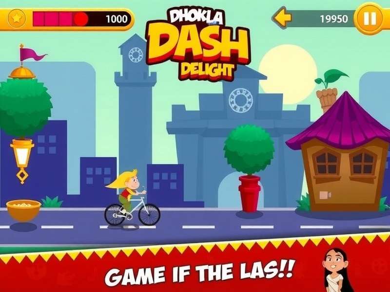Dhokla Dash Delight Main Gameplay Dhokla Dash Delight Game Screenshot